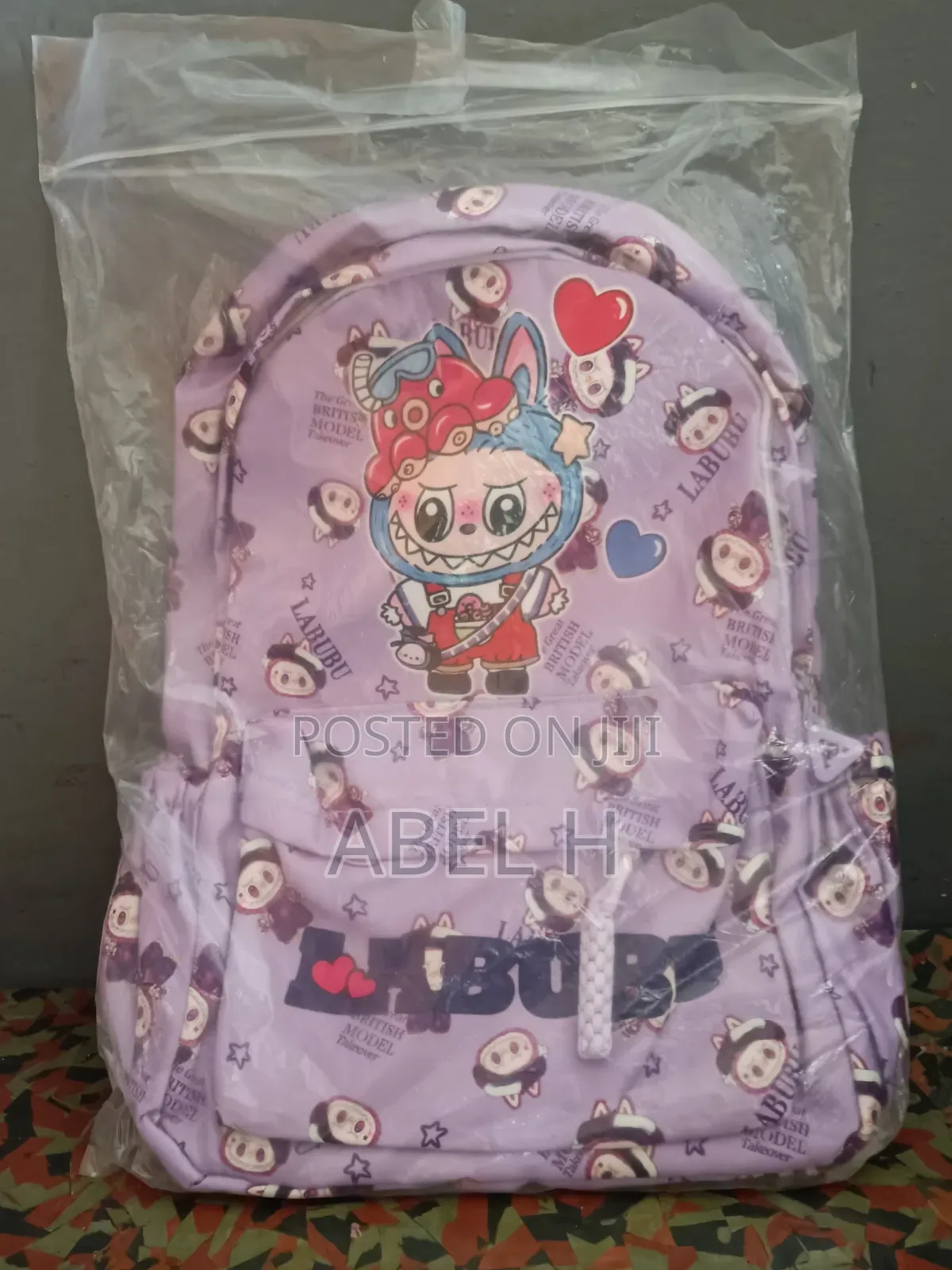 Labubu School Bag | Purple