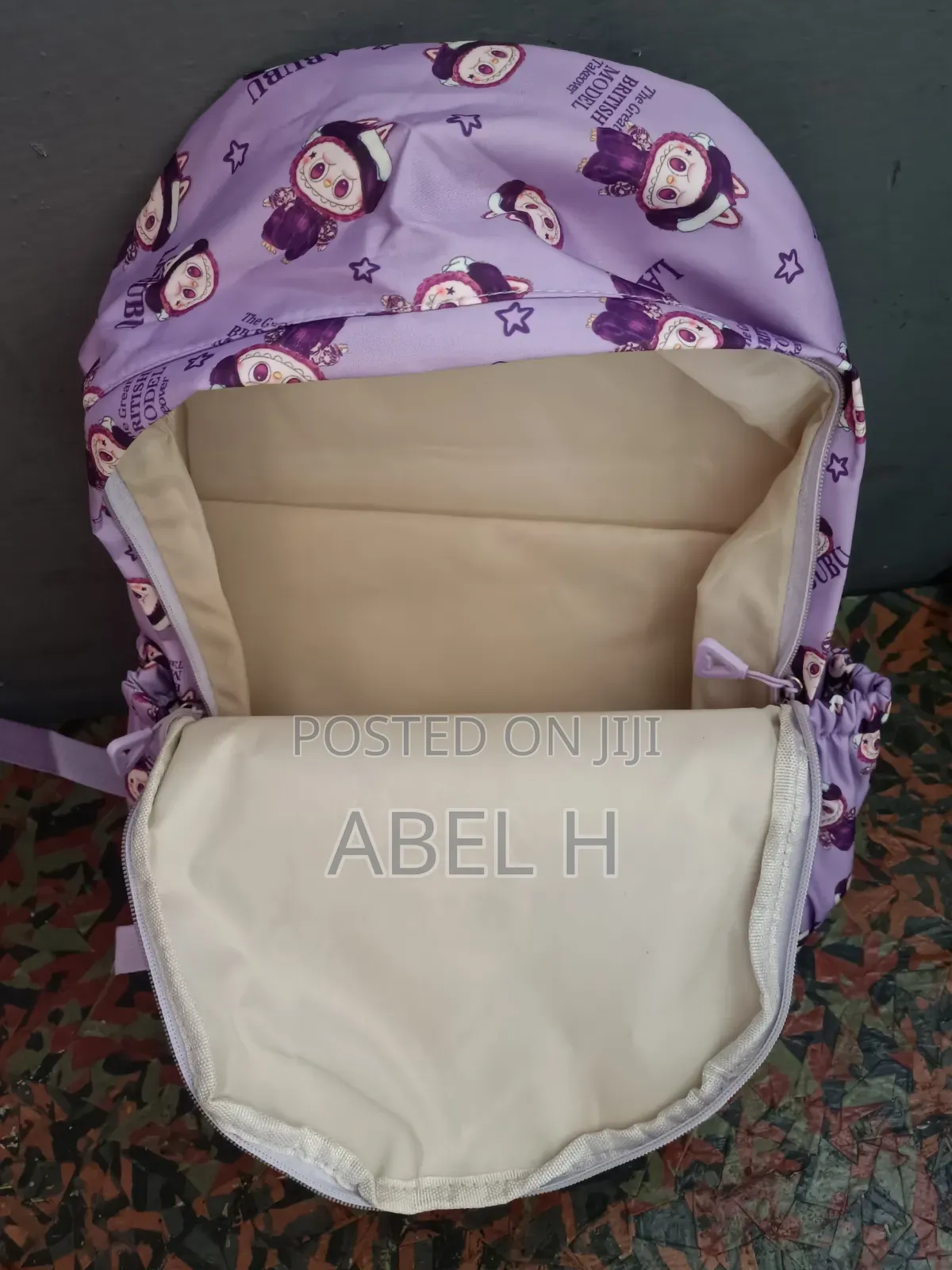 Labubu School Bag | Purple