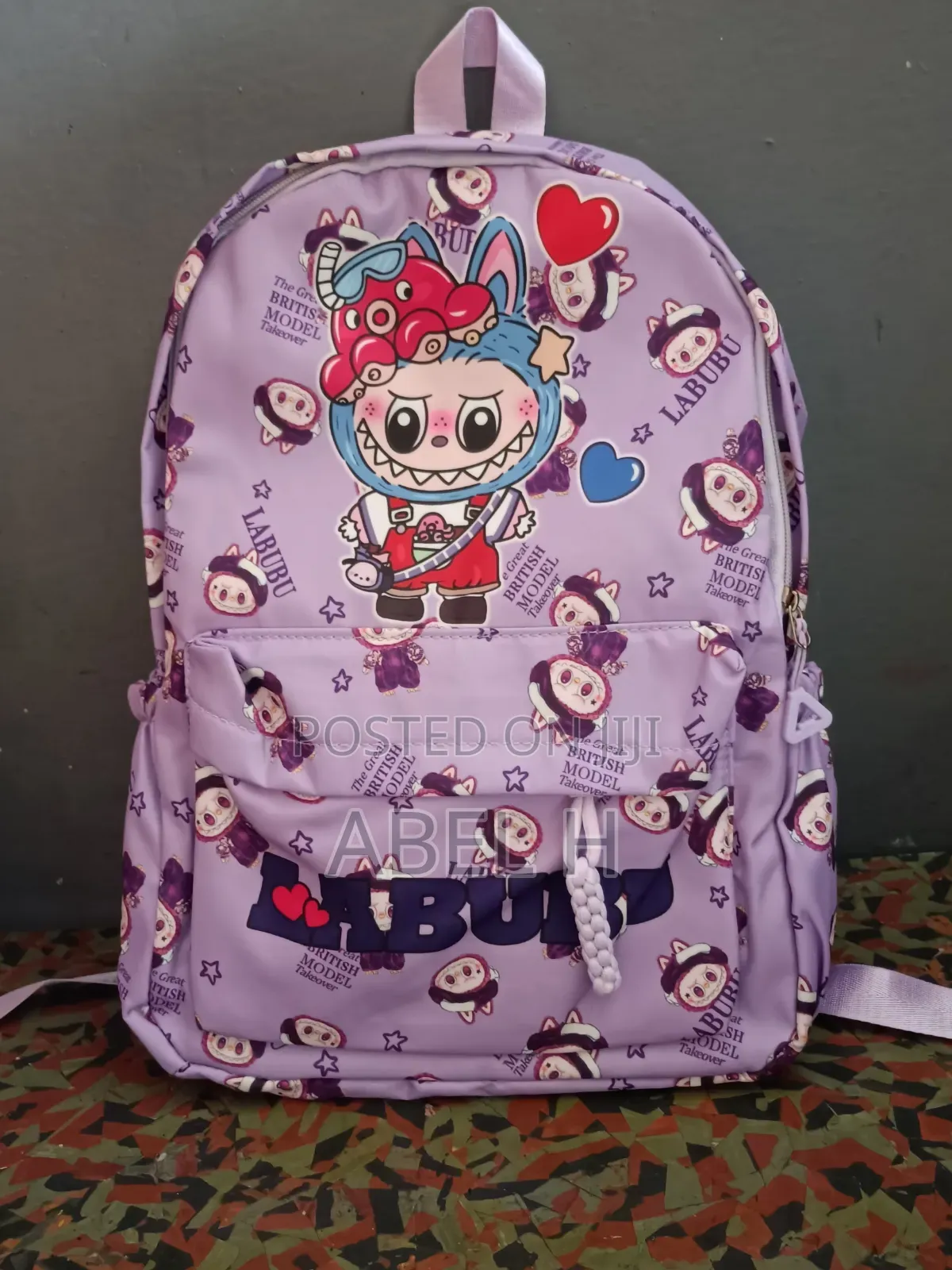 Labubu School Bag | Purple
