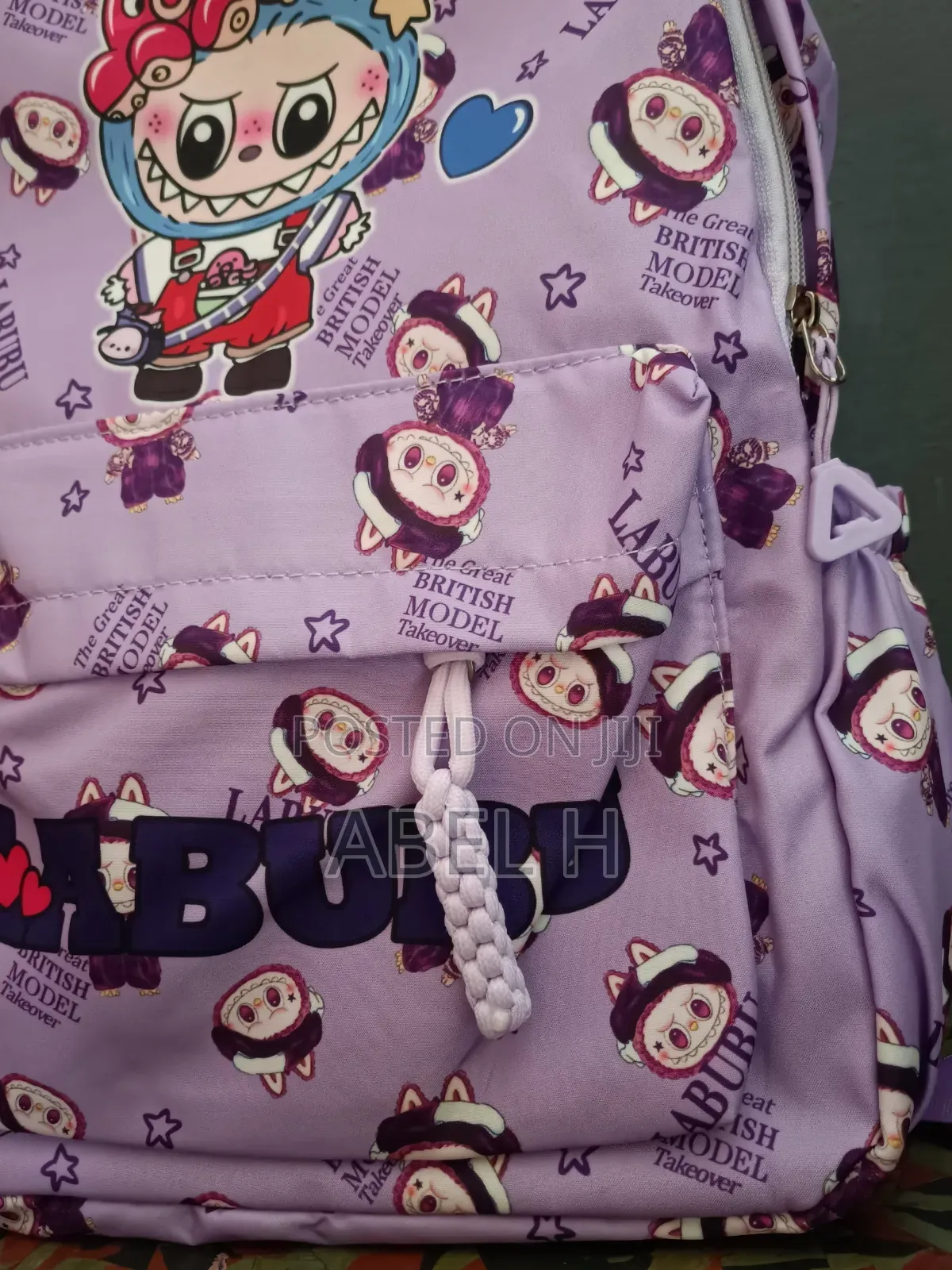 Labubu School Bag | Purple
