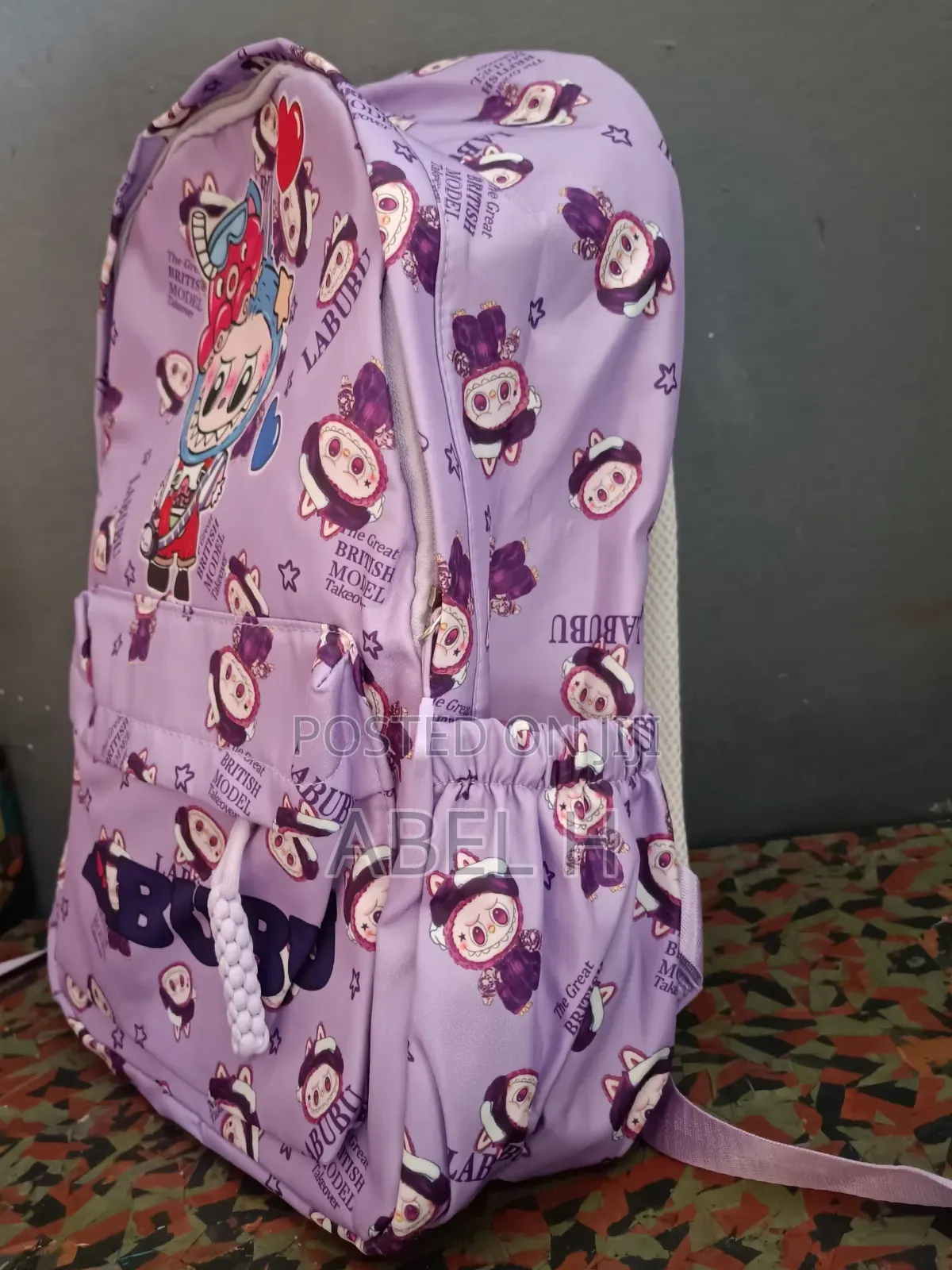 Labubu School Bag | Purple