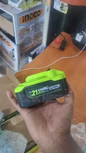 Vido Chargeble Grinder 21v 4.A×2 Battry በቻርጅ የሚሰራ ግራይንደር