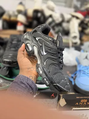 Nike Tn Black Goal High Master Quality Sneakers Made in Vietnam
