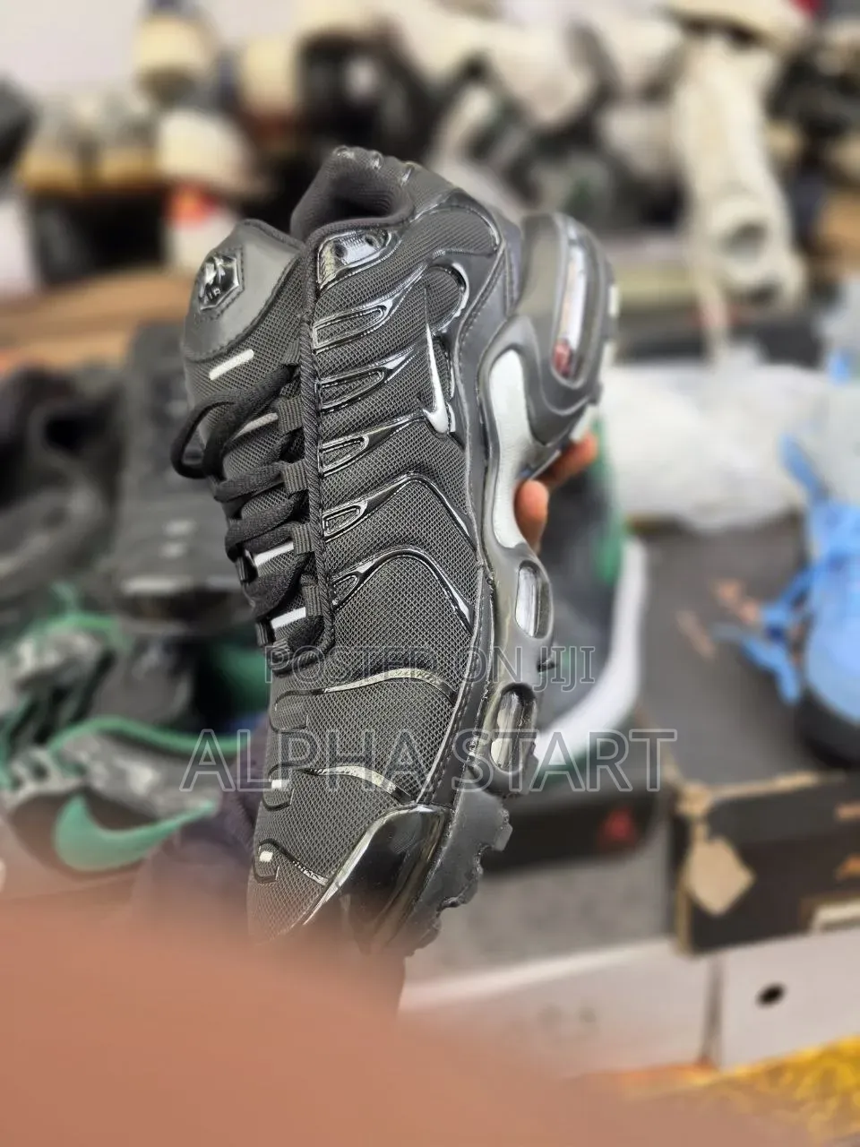 Nike Tn Black Goal High Master Quality Sneakers Made in Vietnam