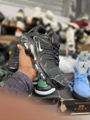 Nike Tn Black Goal High Master Quality Sneakers Made in Vietnam