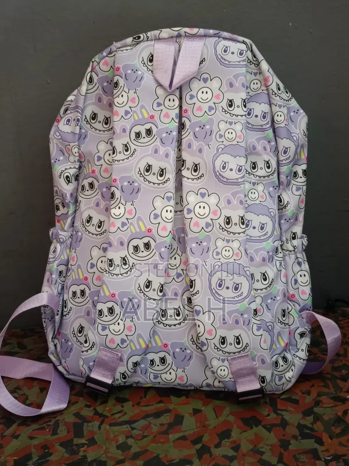 Labubu School Bag | Light Purple