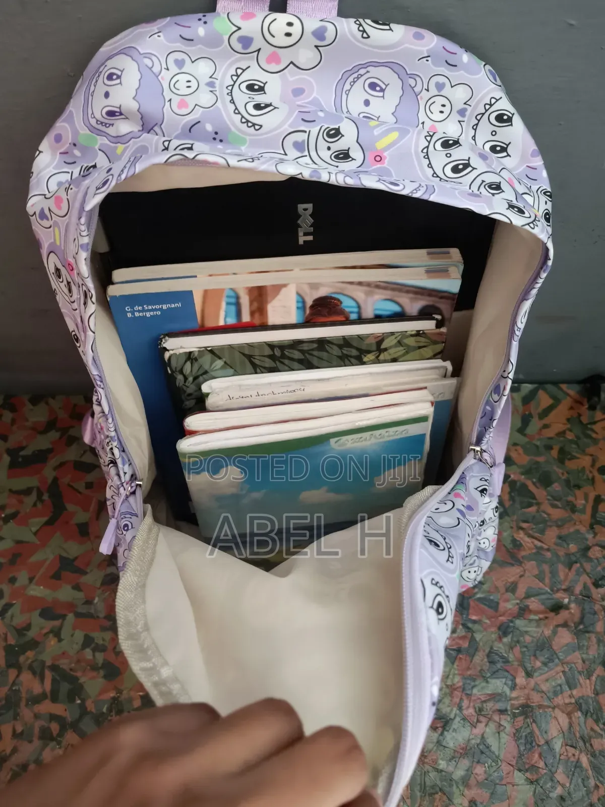 Labubu School Bag | Light Purple