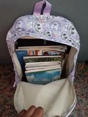 Labubu School Bag | Light Purple