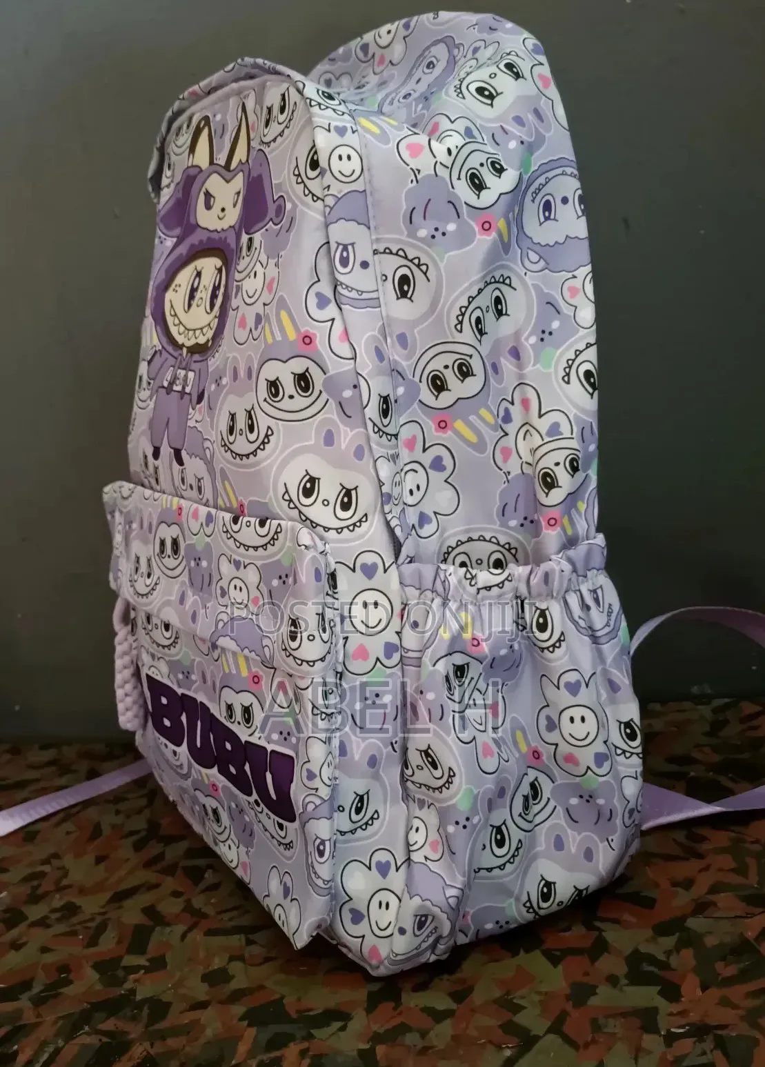 Labubu School Bag | Light Purple