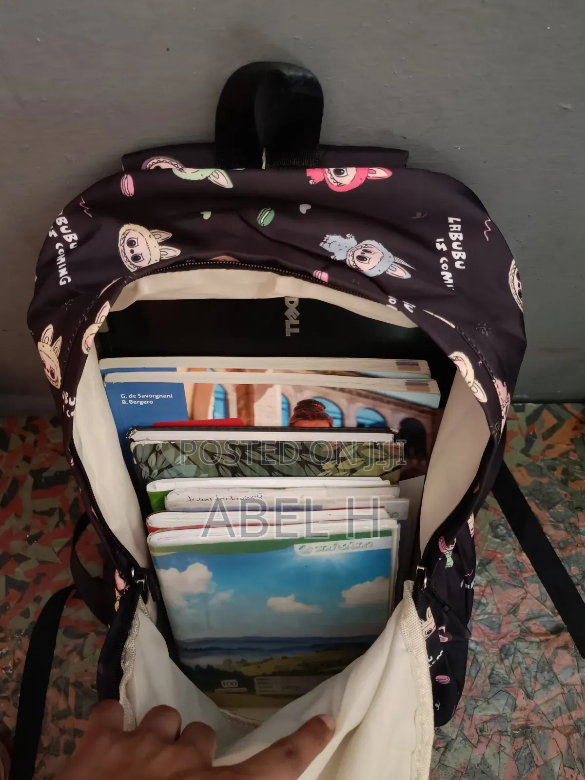 Labubu School Bags | Black