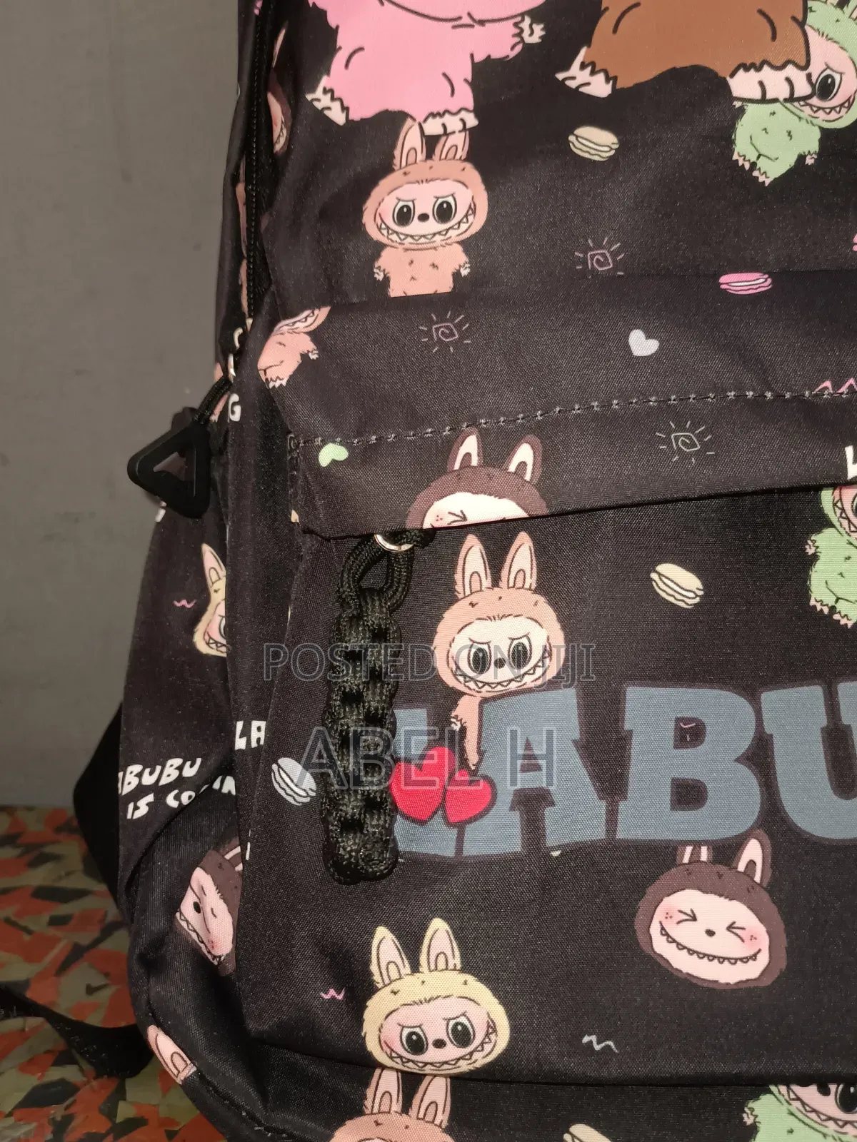 Labubu School Bags | Black