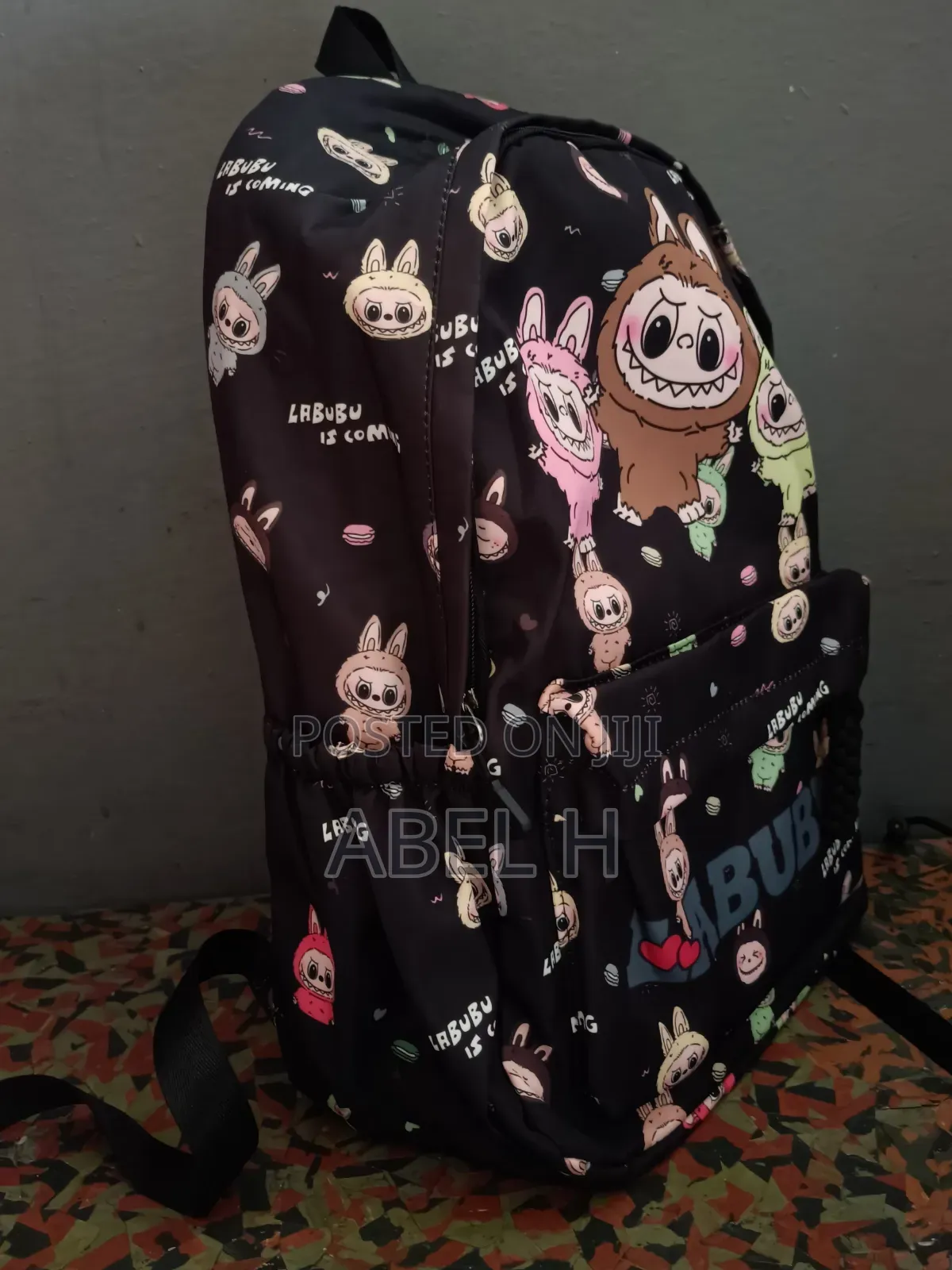 Labubu School Bags | Black