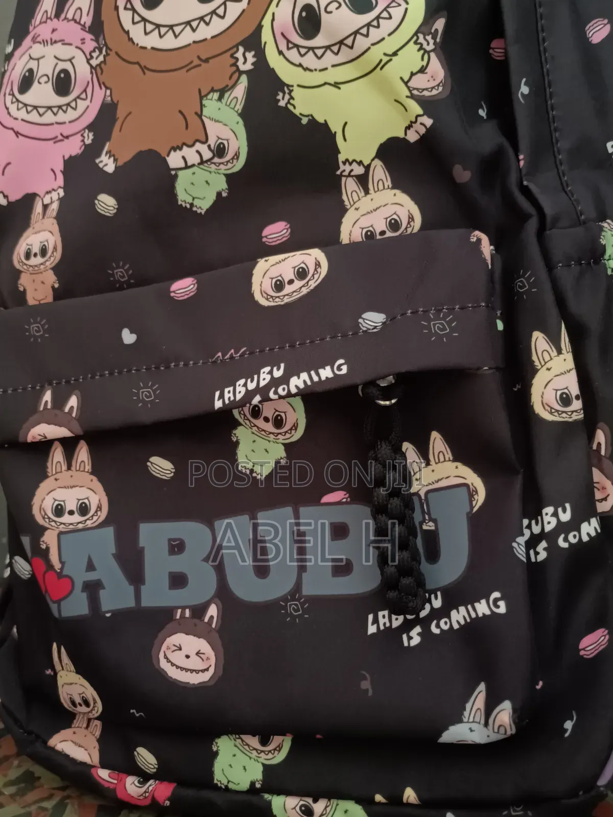 Labubu School Bags | Black