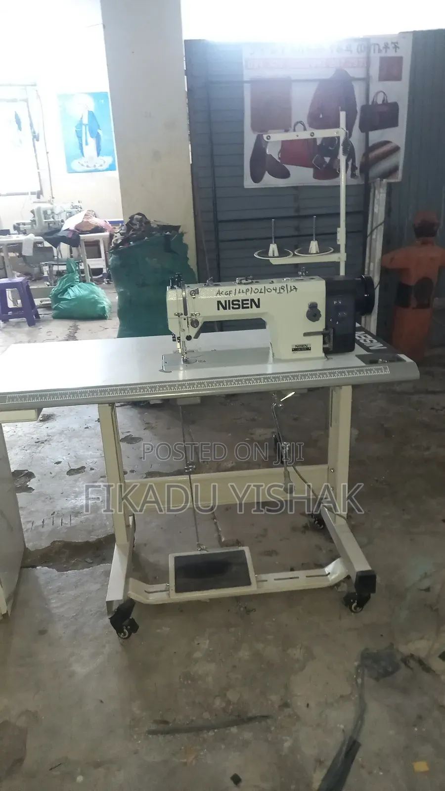 Nisan Heavy Duty Flat Bed Industrial Sewing Machine