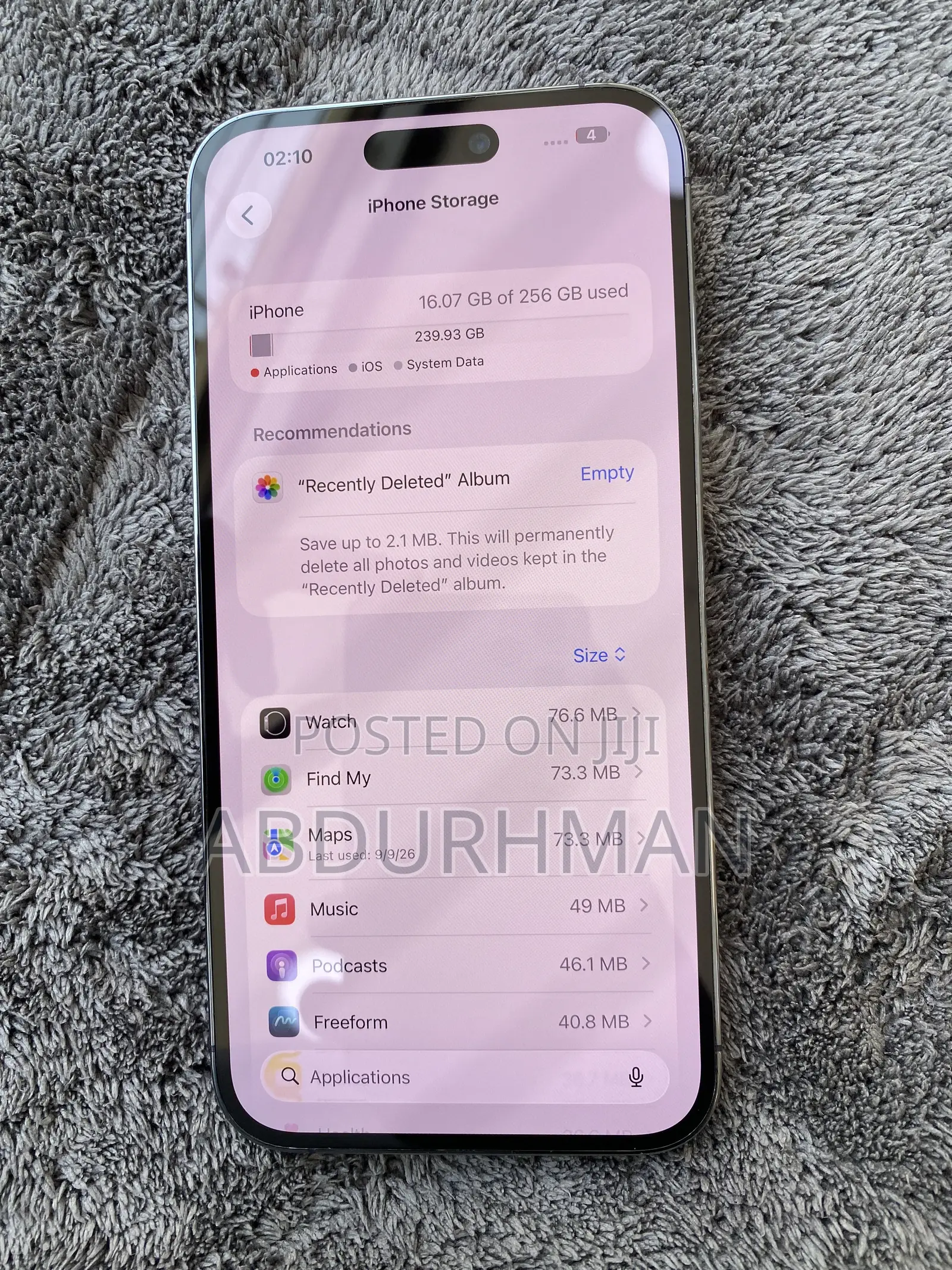 Apple iPhone 14 Pro Max 256 GB Purple