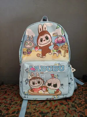 Labubu School Bags | Light Blue