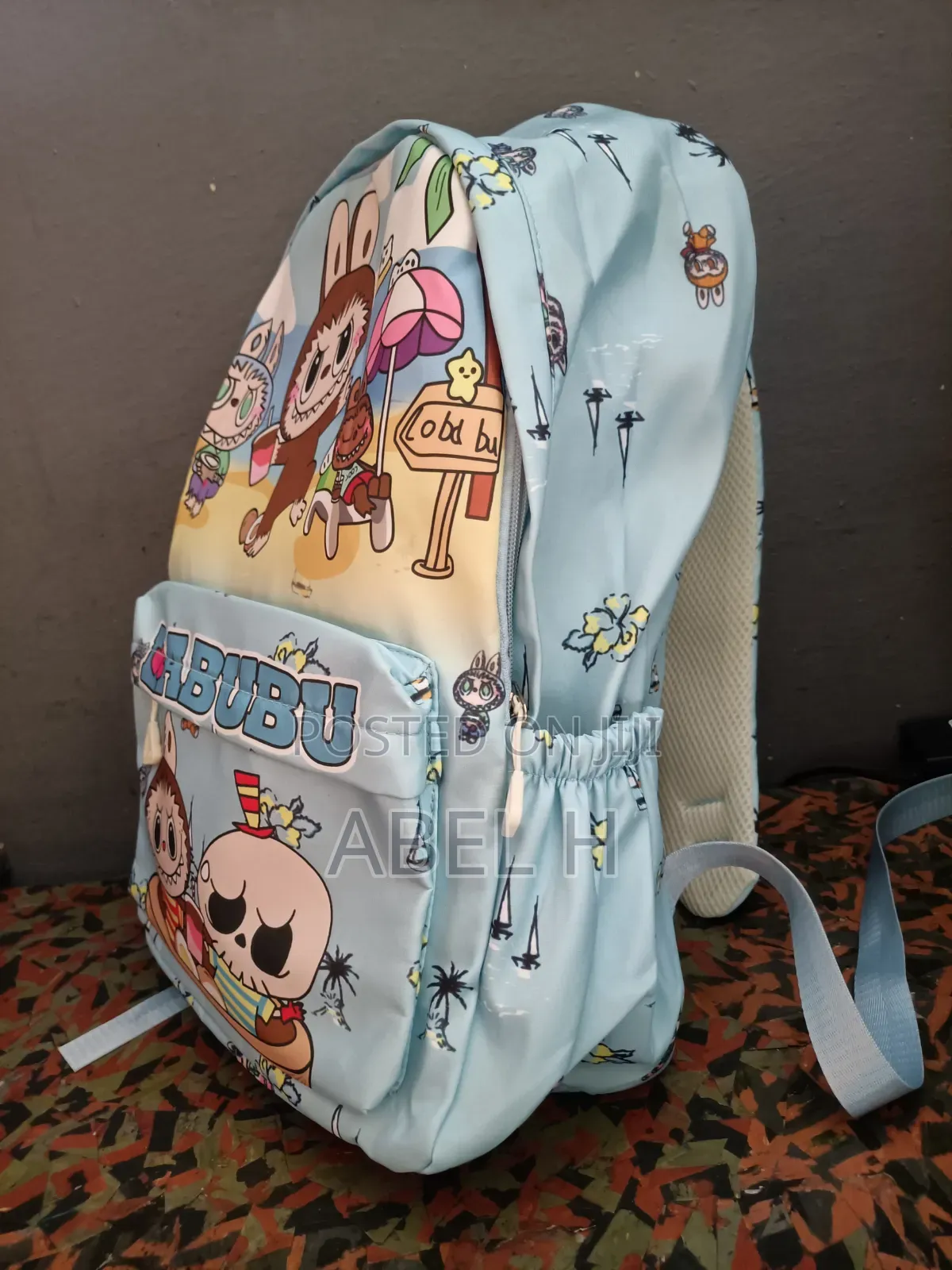 Labubu School Bags | Light Blue
