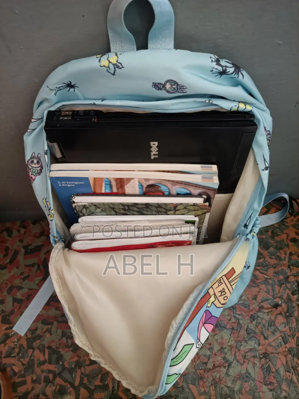 Labubu School Bags | Light Blue