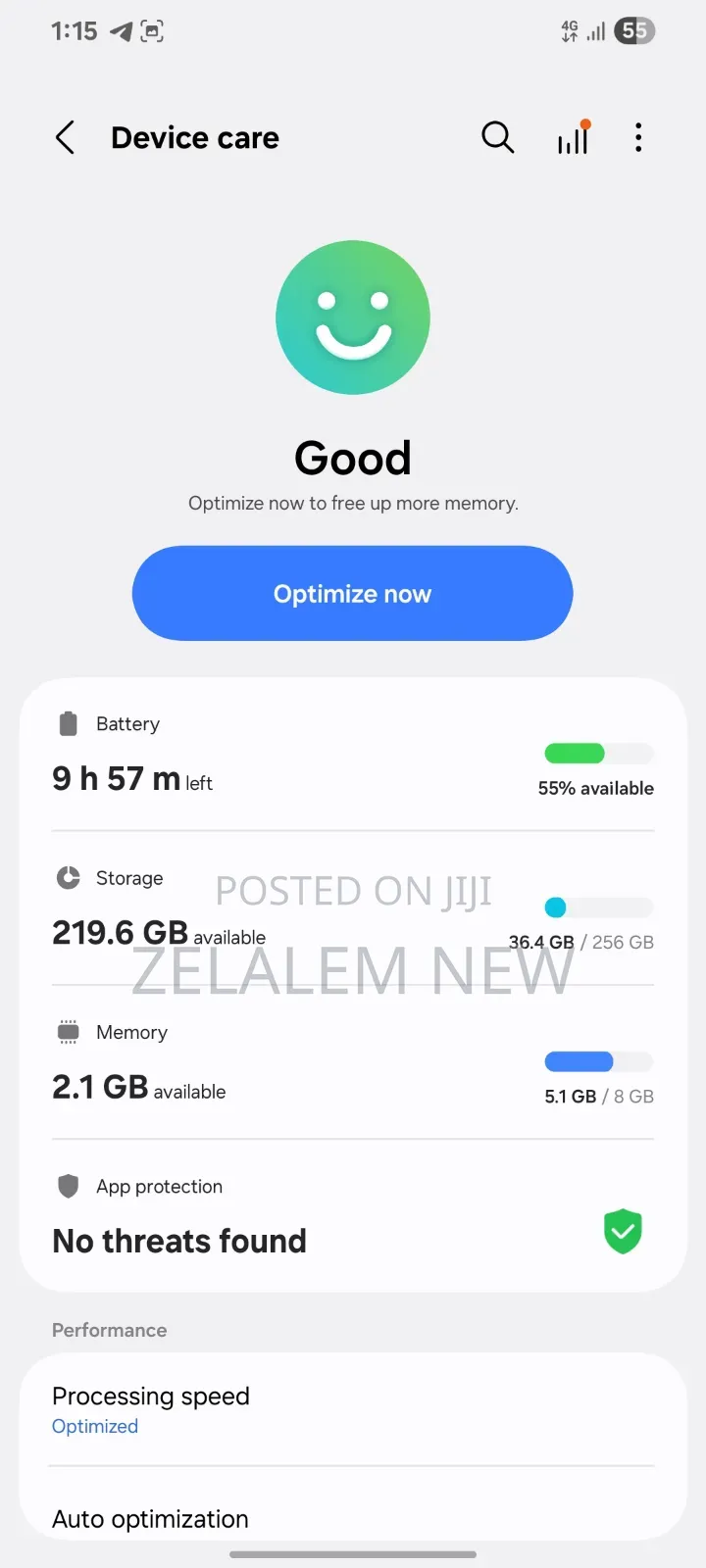 Samsung Galaxy S21+ 5G 256 GB Black