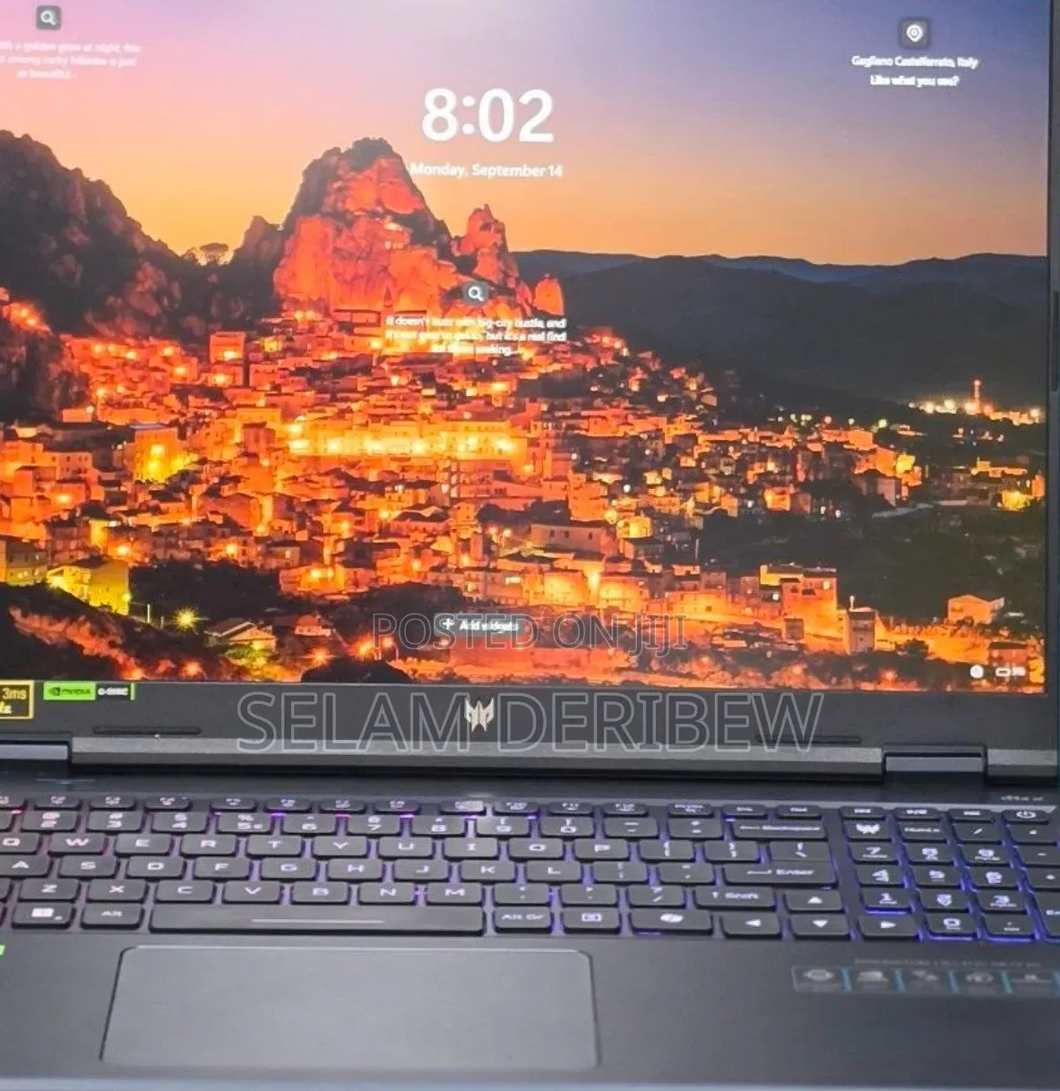 New Laptop Acer Predator Helios Neo 16 16GB Intel Core i9 SSD 1T