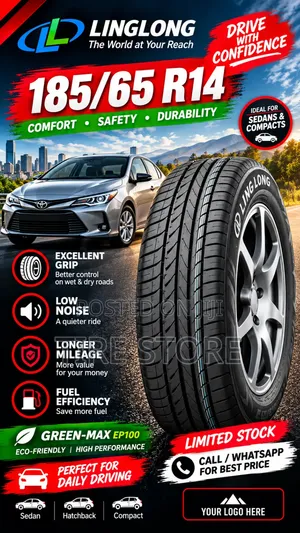 185 65 R14 Linglong Vitz Car Tyre and Weyane Dx Car