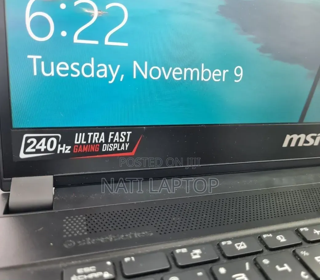 New Laptop MSI GS66 Stealth 10SGS 16GB Intel Core i7 SSD 512GB