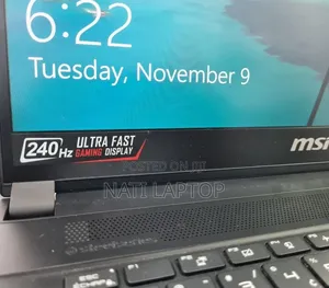 New Laptop MSI GS66 Stealth 10SGS 16GB Intel Core i7 SSD 512GB
