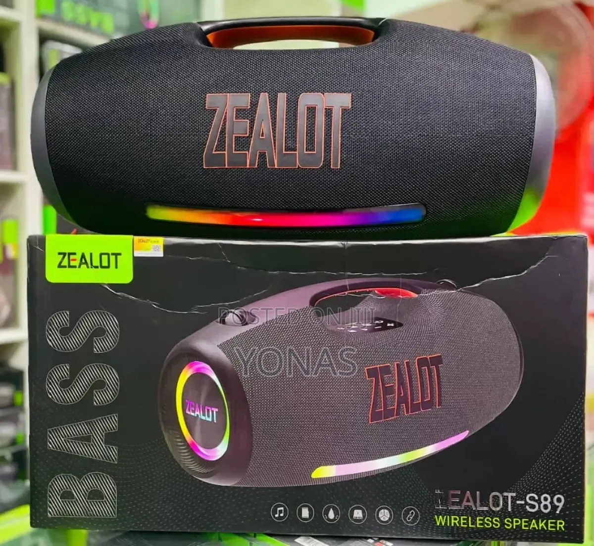 Zealot S89 250W,Portable Bluetooth Speaker —Powerful Sound, Big Energy