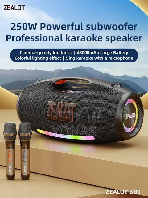 Zealot S89 250W,Portable Bluetooth Speaker —Powerful Sound, Big Energy