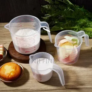 Set of 3 Plastic Measuring Jugs