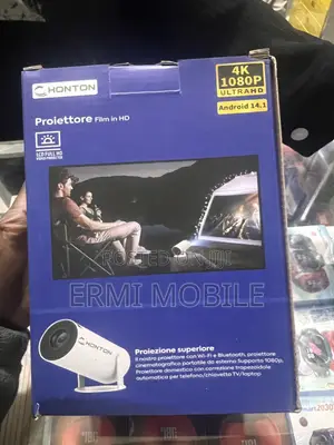 HONTON Smart Projector 1080P | WiFi + Bluetooth | Support
