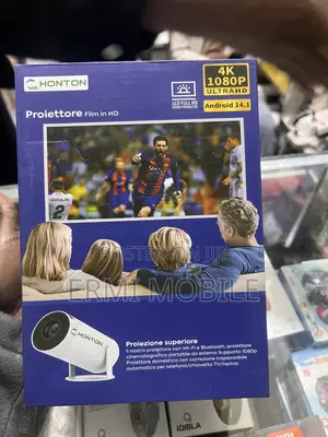HONTON Smart Projector 1080P | WiFi + Bluetooth | Support