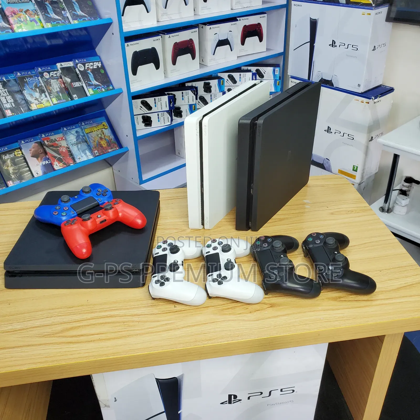 PlayStation 4 Slim – 2 Original Joystick FC 26 + 5 Games ታላቅ ዲስካውንት
‎