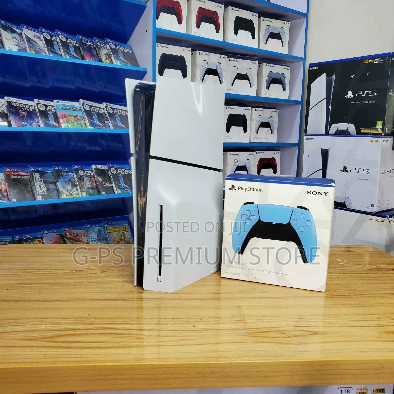 PlayStation 5 Slim – 1 Original Joystick – FC 26 + 5 Games ታላቅ ዲስካውንት