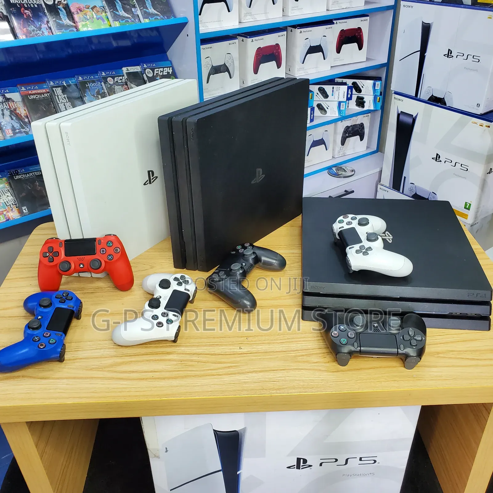 PlayStation 4 Pro – 2 Original Joystick – ታላቅ ዲስካውንት