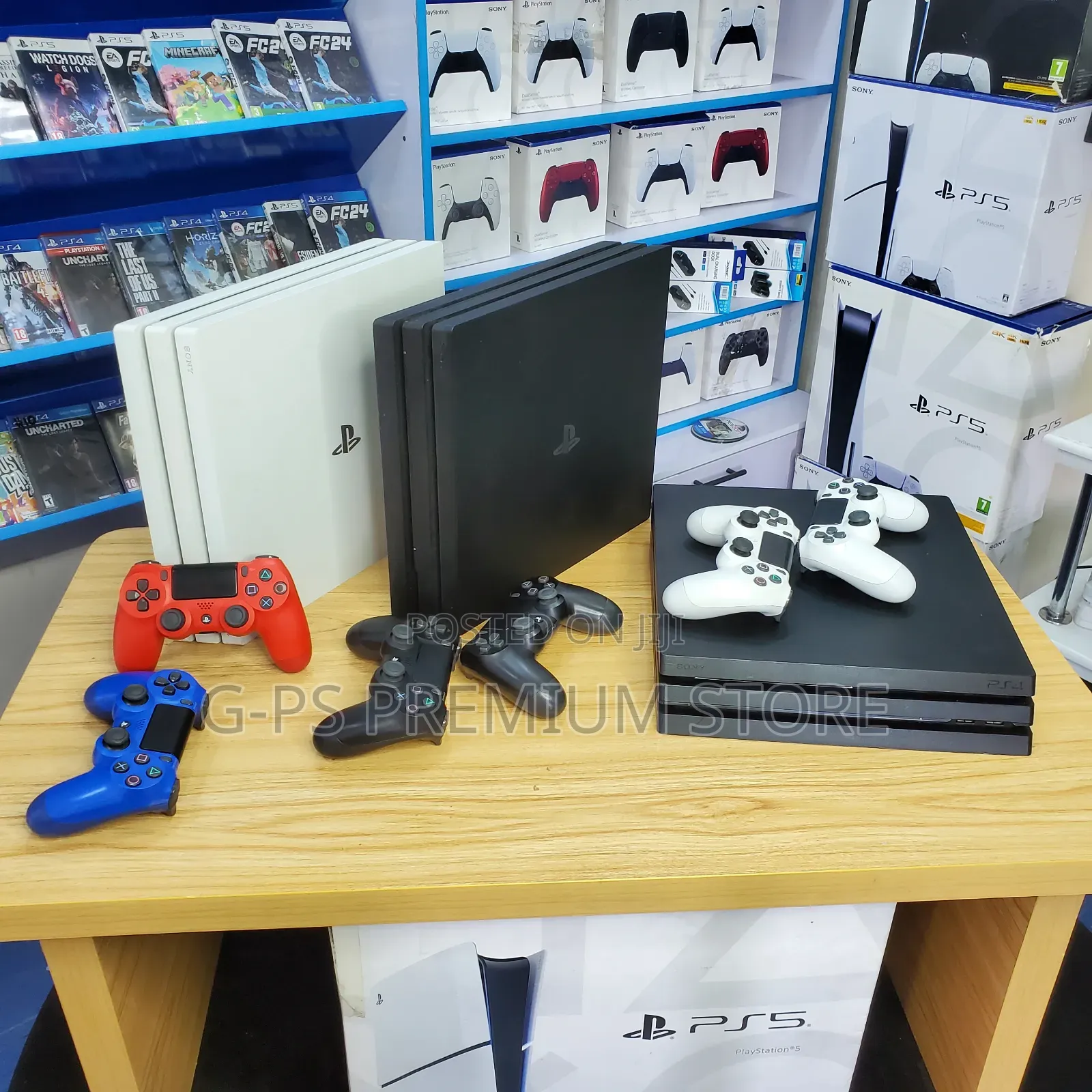 PlayStation 4 Pro – 2 Original Joystick – ታላቅ ዲስካውንት