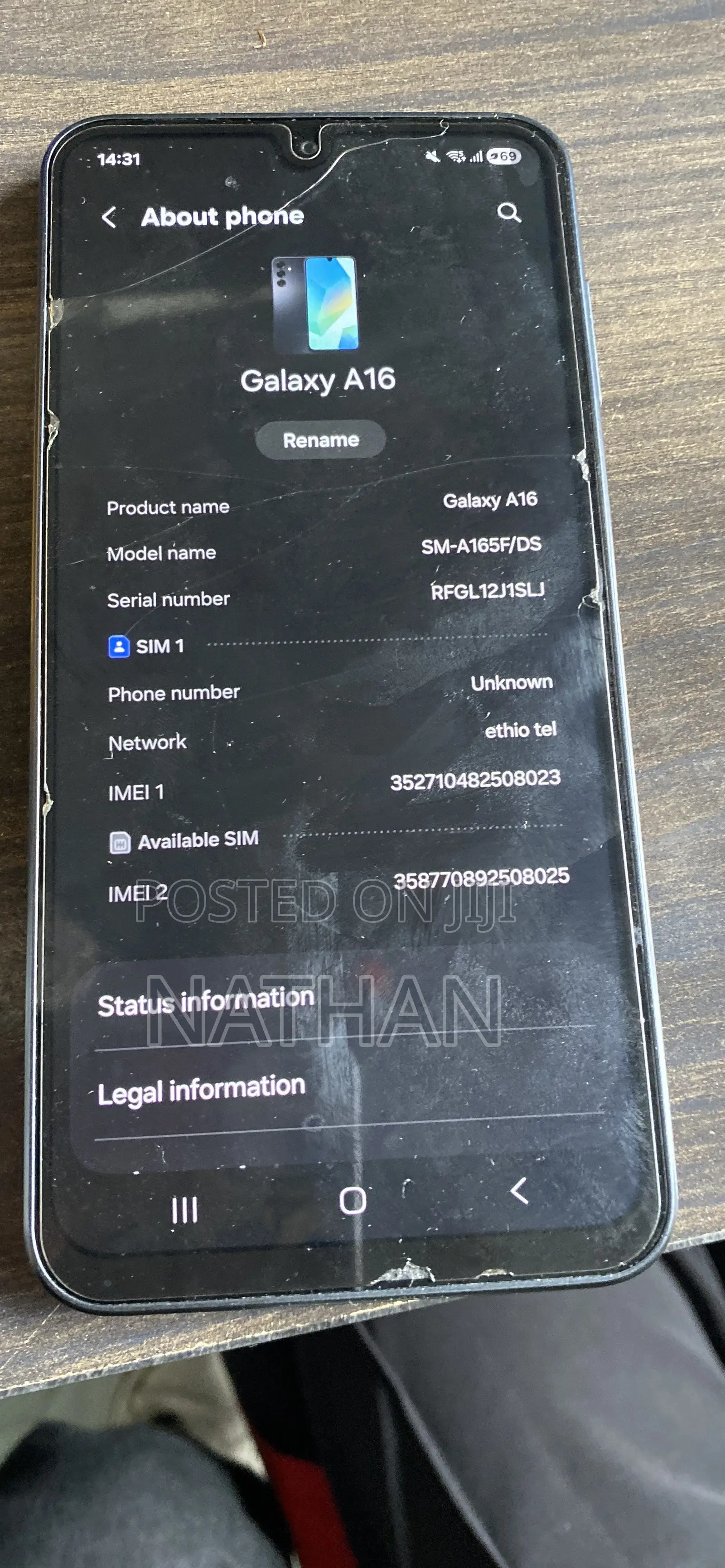 New Samsung Galaxy A16 128 GB Graphite