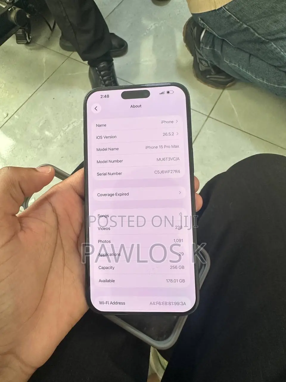 Apple iPhone 15 Pro Max 256 GB Black