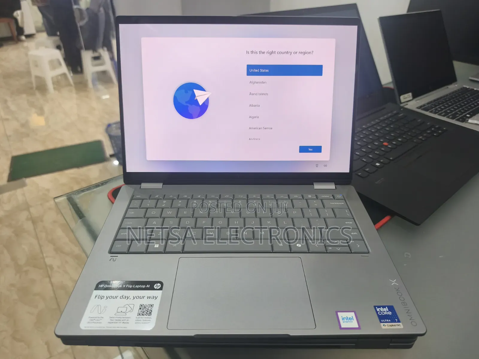 New Laptop HP OmniBook X Flip 14" 16GB Intel Core Ultra 7 SSD 1T