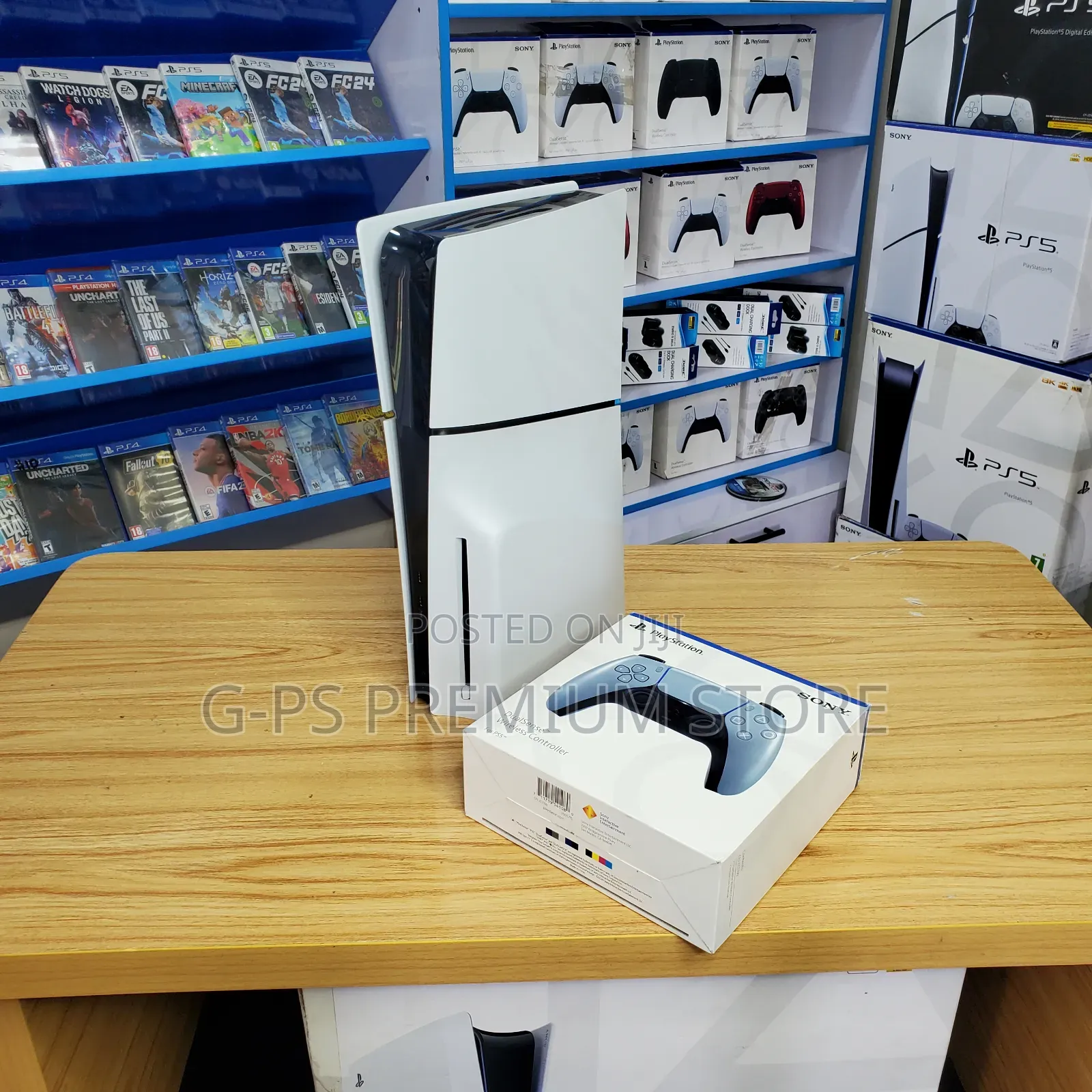 PS5 Slim ከ1 Original Joystick ጋር – FC 26 እና ሌሎች 5 ጌሞች – ታላቅ ዲስካውንት