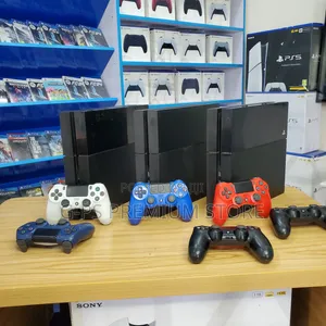 PlayStation 4 Fat 2 Original Controller FC 26 + 5 Games – ታላቅ ዲስካውንት