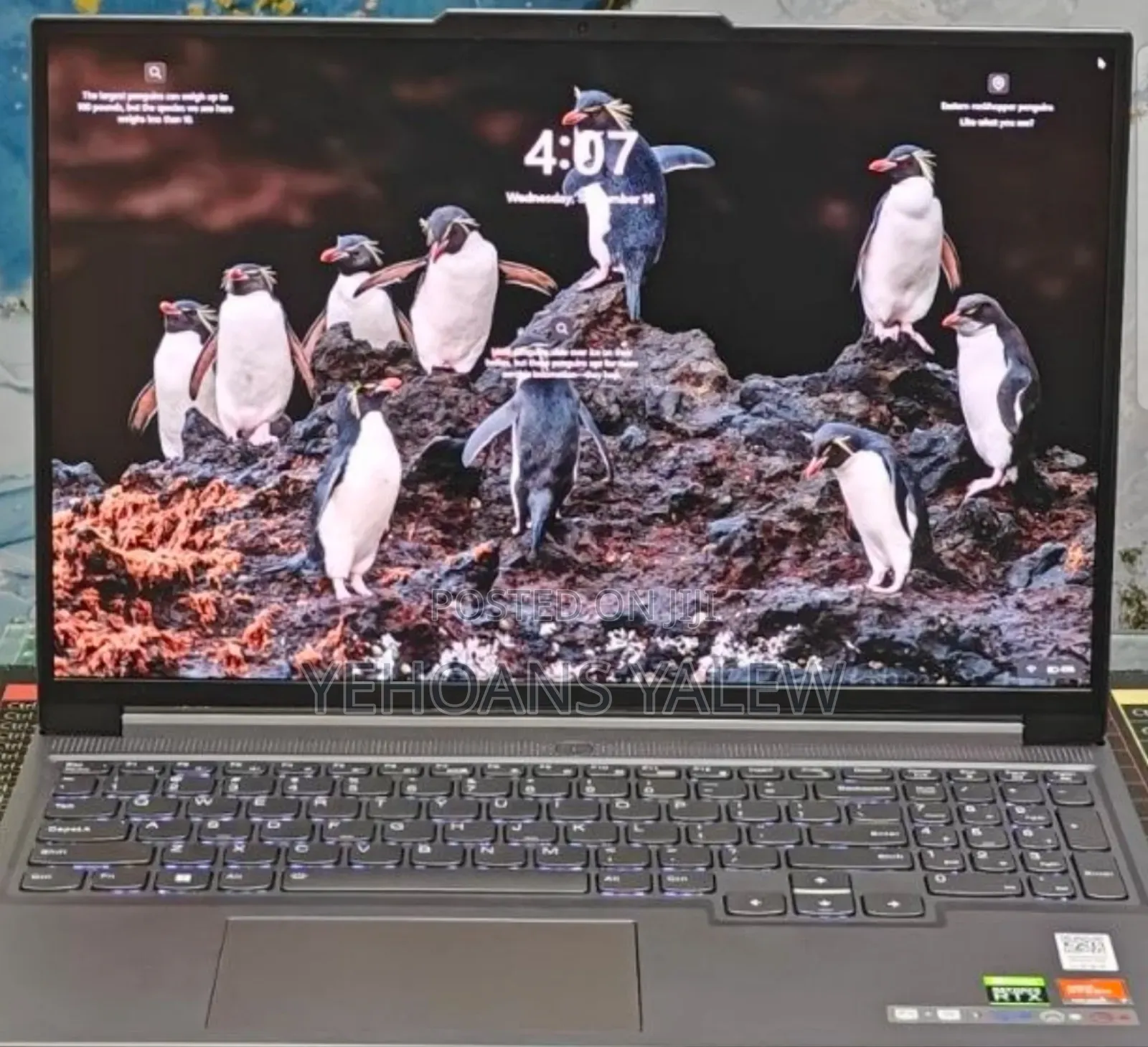 New Laptop Lenovo Legion Slim 5 16GB AMD Ryzen 7 SSD 1T