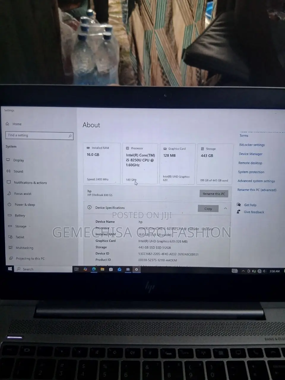 Laptop HP EliteBook 840 G5 16GB Intel Core i5 SSD 512GB