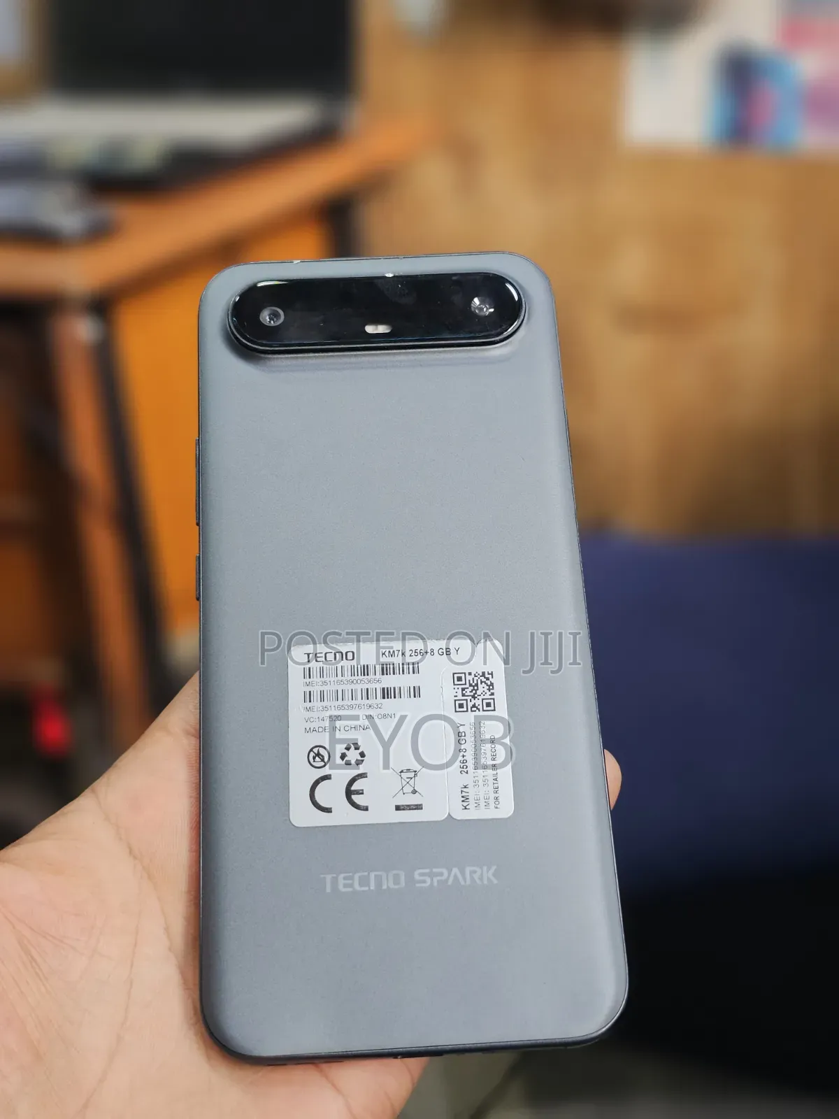 New Tecno Spark Slim 256 GB Black