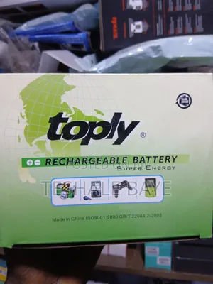 Toply 9V 500mAh Rechargeable Battery (ቶፕሊ 9 ቮልት ቻርጅ የሚደረግ ባትሪ)