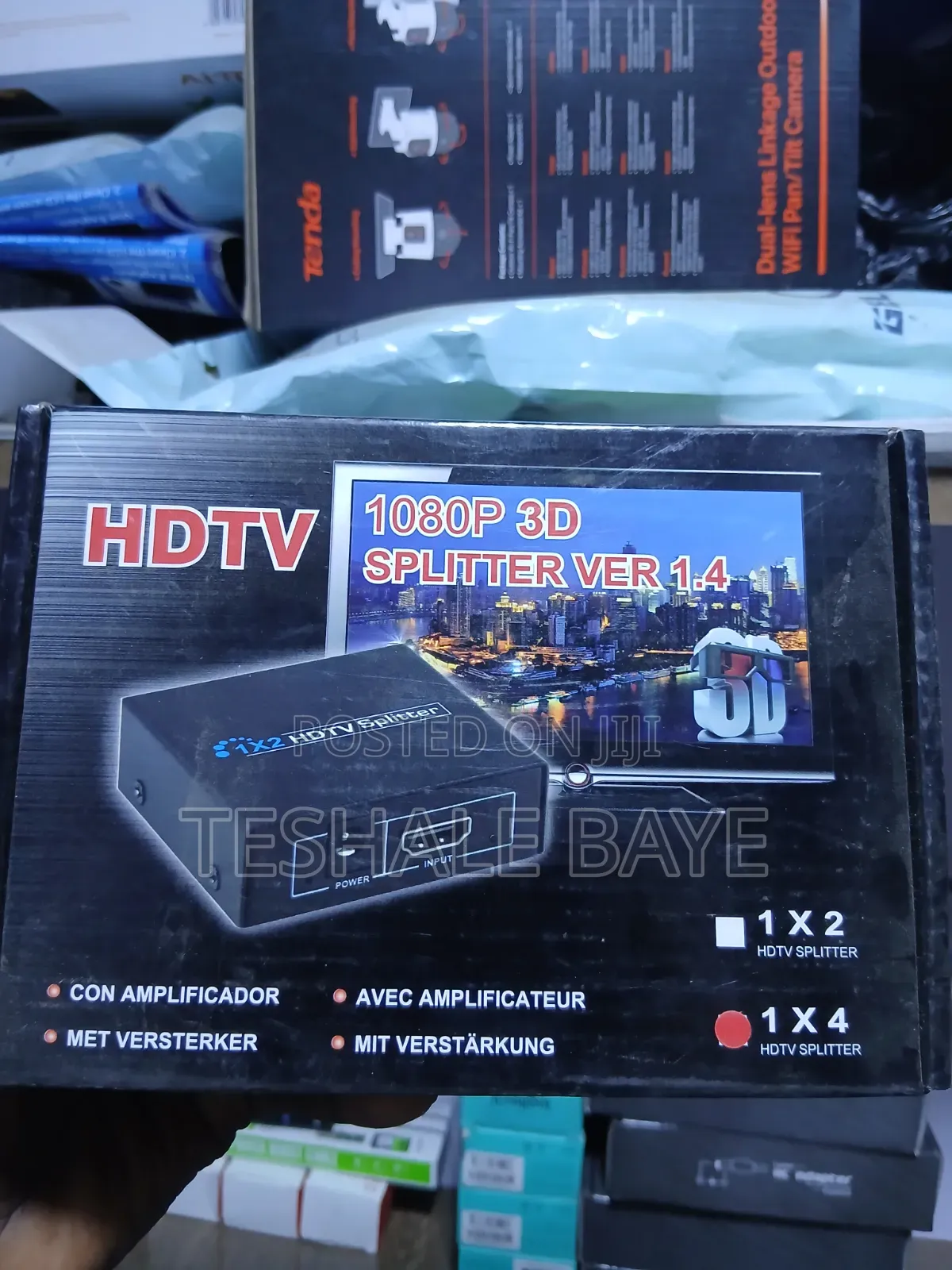 HDTV 1080P 3D Splitter Ver 1.4 (1x2) (ኤችዲቲቪ 1080ፒ 3ዲ ስፕሊተር ቬር 1.4)
