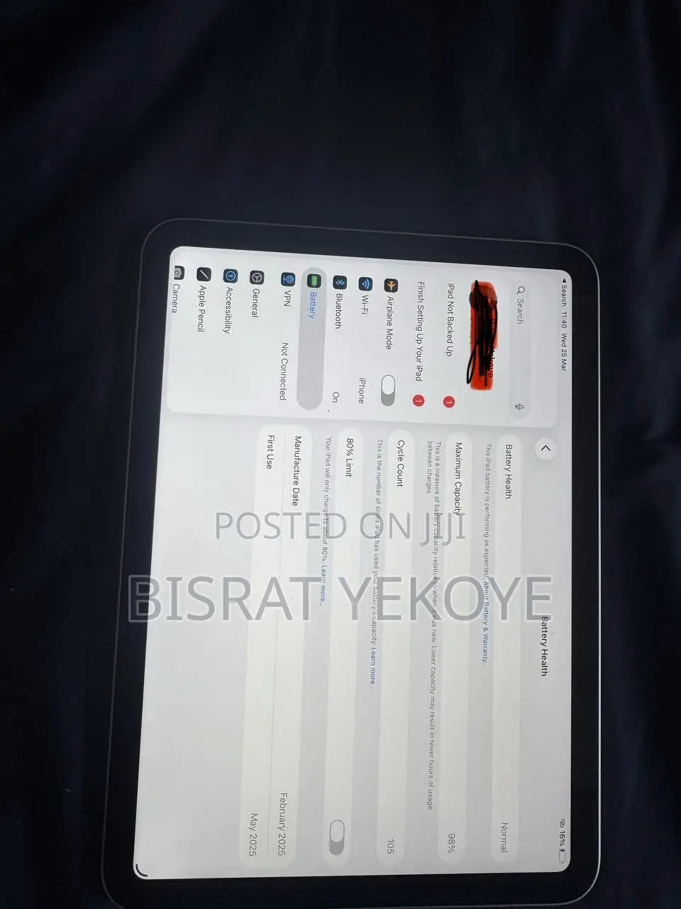 Apple iPad (2025) 128 GB Silver