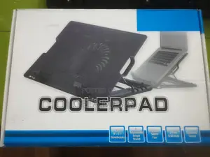 Laptop Stand With Silent Cooling Fan 2-USB Hub - For 9"-17" Notebook