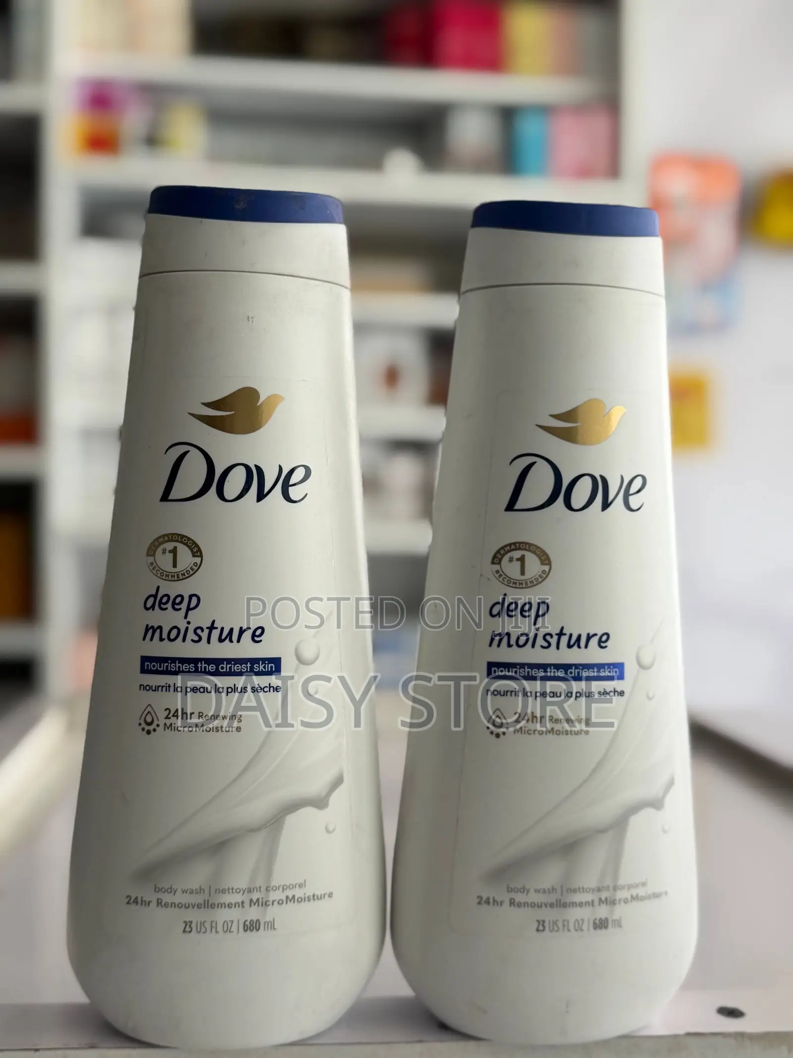 Dove Deep Moisture Body Wash (680 Ml) - ኦሪጅናል የገላ ሳሙና