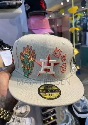 New Era 59FIFTY Fitted Cap – Houston Astros Custom Embroidery